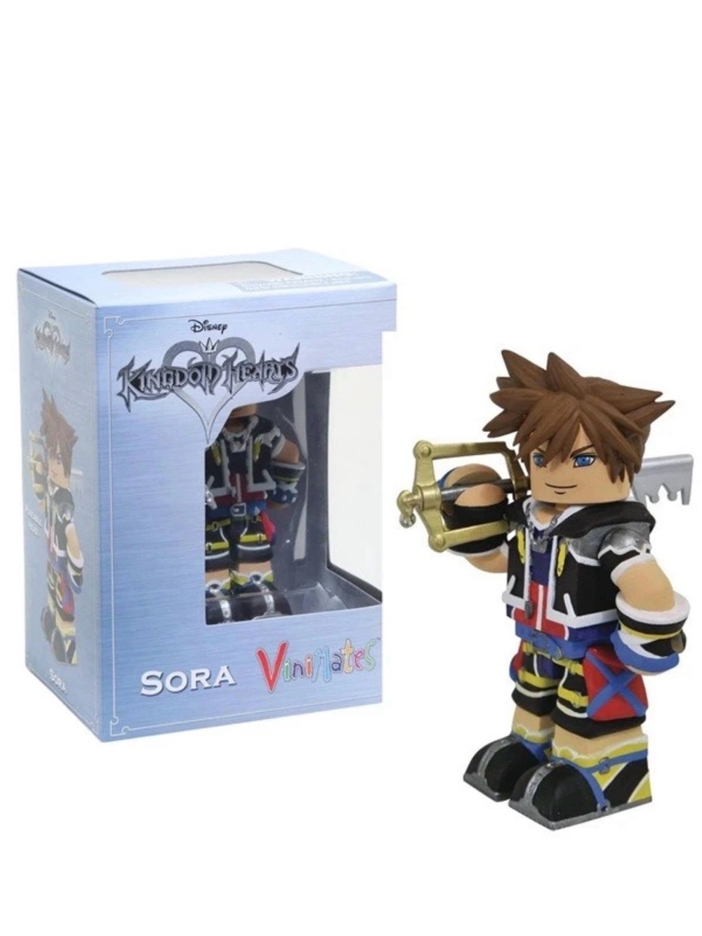 Disney Sora Vinimates Figure - Blue Black Red Yellow